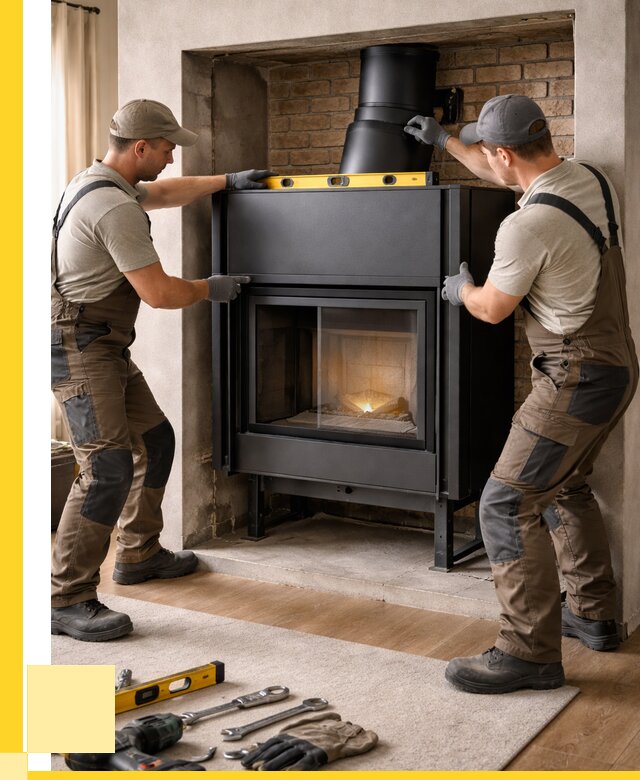 Установка каминных топок в Орле под ключ от 18223 р. | ЭриданОрл