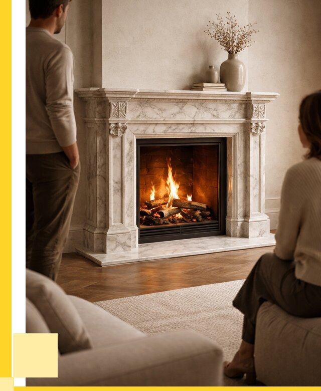 Мраморные камины под ключ в Орле от 253100 р. | ЭриданОрл