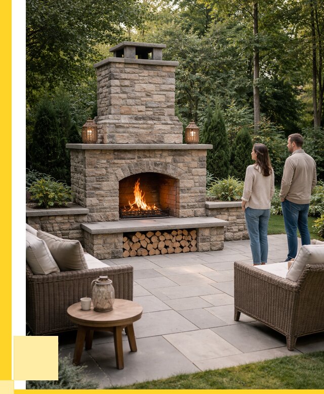 Уличные камины из кирпича в Орле от 151860 р. | ЭриданОрл