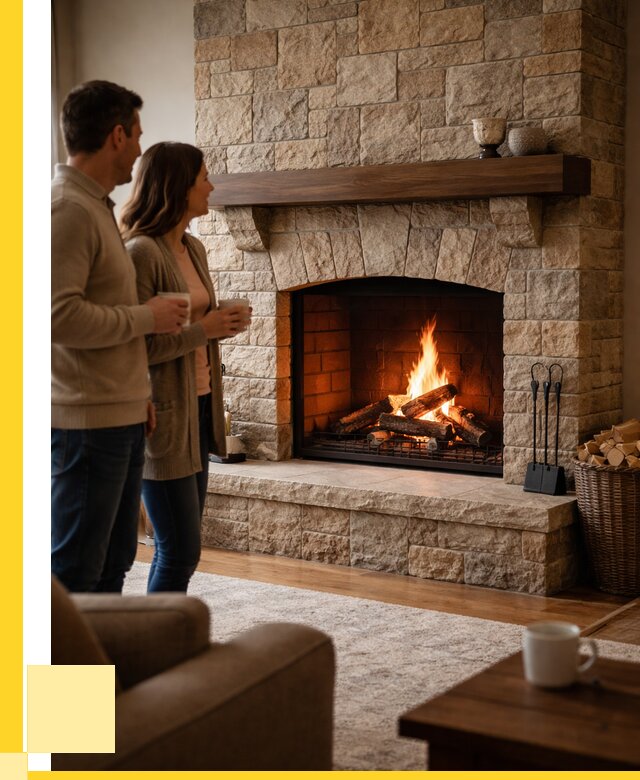 Каменные камины на заказ в Орле от 182232 р. | ЭриданОрл