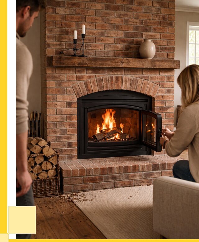 Кирпичные камины под ключ в Орле от 151860 р. | ЭриданОрл