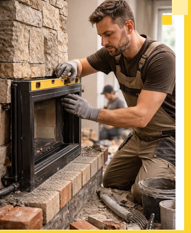 Дровяные камины под ключ в Орле: монтаж, обустройство