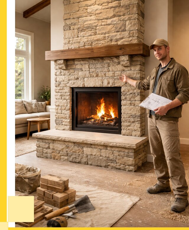 Камины под ключ в Орле от 182232 р. | ЭриданОрл — установка