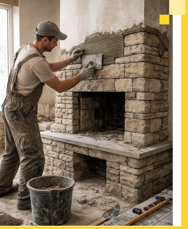 Строительство каминов под ключ в Орле от проектирования до монтажа