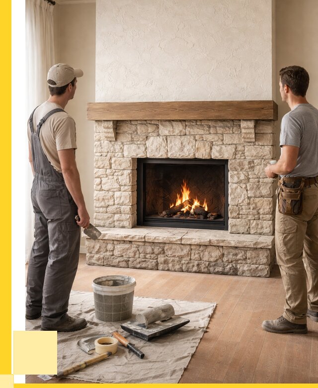 Отделка каминов в Орле от 6581 р. под ключ | ЭриданОрл