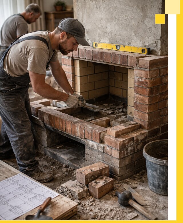 Изготовление и установка каминопечей под ключ в Орле