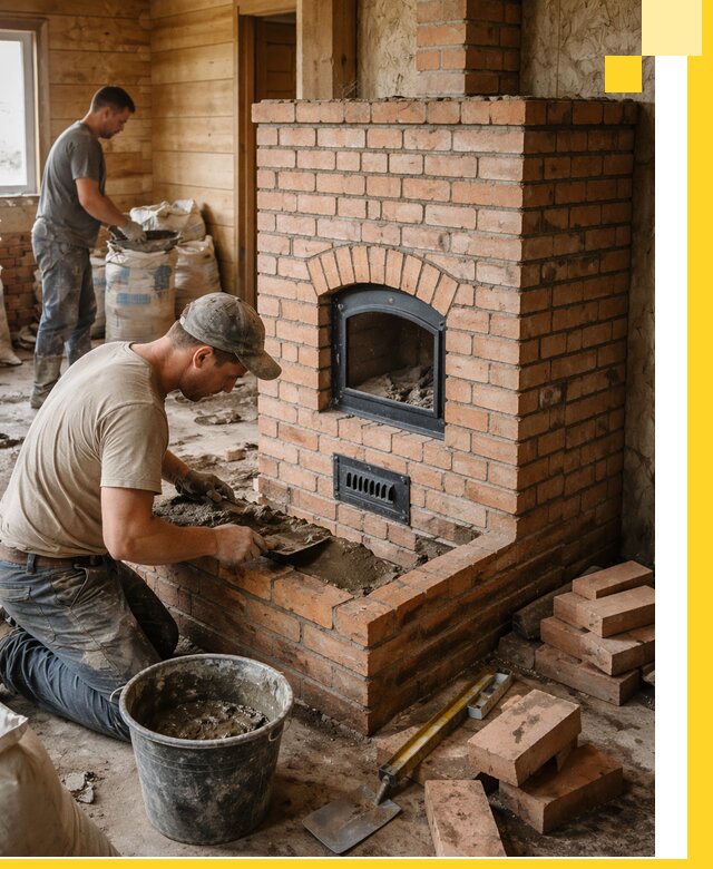 Профессиональное строительство печей в Орле под ключ