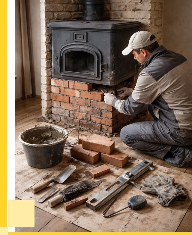 Ремонт печей в Орле от 12149 р., услуги печника ЭриданОрл