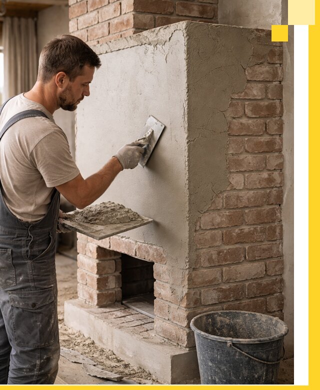 Отделка печей и облицовка каминов в Орле под ключ