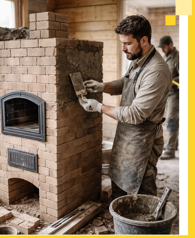 Изготовление и установка печей-шведок под ключ в Орле