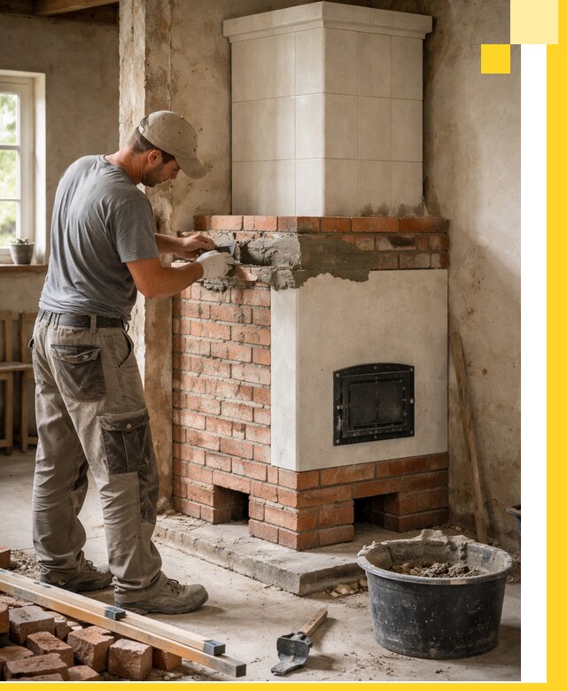 Изготовление и установка печей-голландок под ключ в Орле