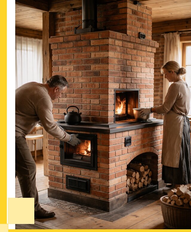 Печи для загородного дома под ключ в Орле от 80992 р. | ЭриданОрл