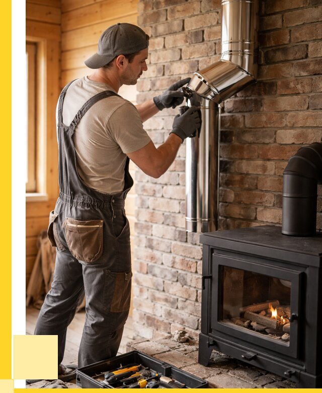 Монтаж дымоходов для печей в Орле от 7593 р. | ЭриданОрл