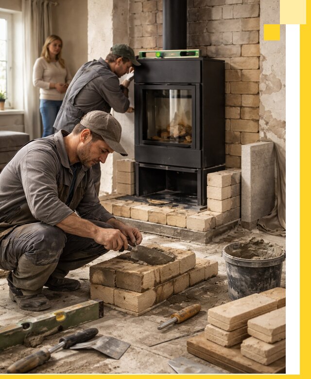 Печи и камины под ключ: проект, установка в Орле