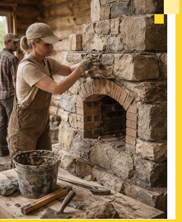 Каменные печи на заказ и монтаж в Орле, долговечные решения