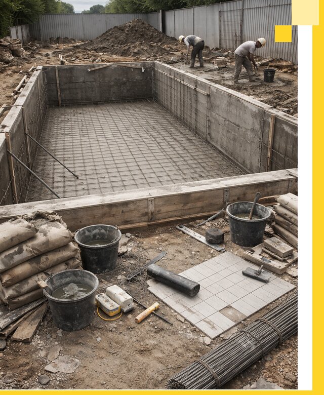 Строительство бассейнов под ключ в Орле, дизайн и монтаж