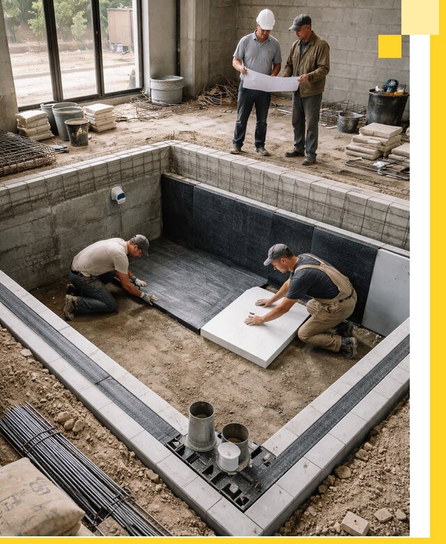 Проекты частных и общественных бассейнов под ключ в Орле