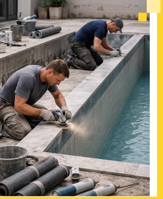 Профессиональный ремонт бассейнов под ключ в Орле