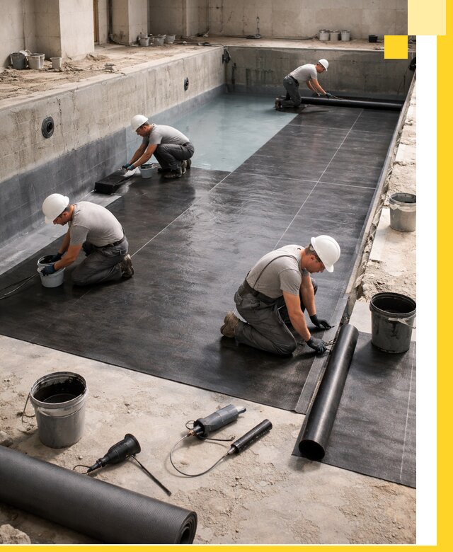 Профессиональная гидроизоляция бассейнов и чаш в Орле под ключ