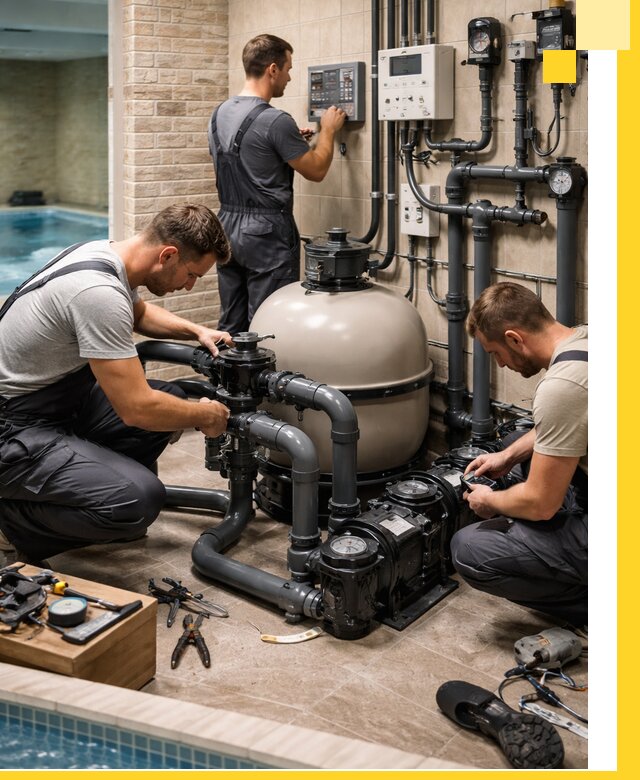 Комплексное оборудование для бассейнов под ключ в Орле