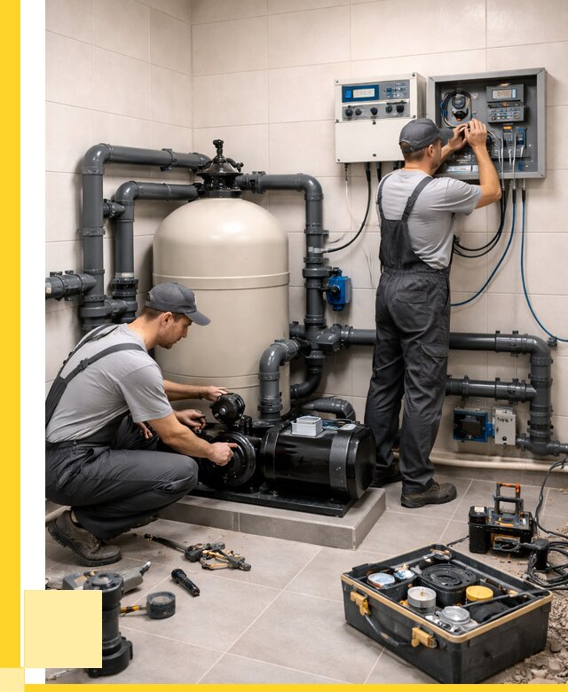 Монтаж оборудования для бассейнов в Орле от 40496 р. | ЭриданОрл