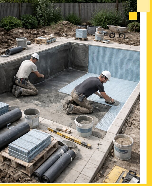 Проектирование и строительство стационарных бассейнов в Орле