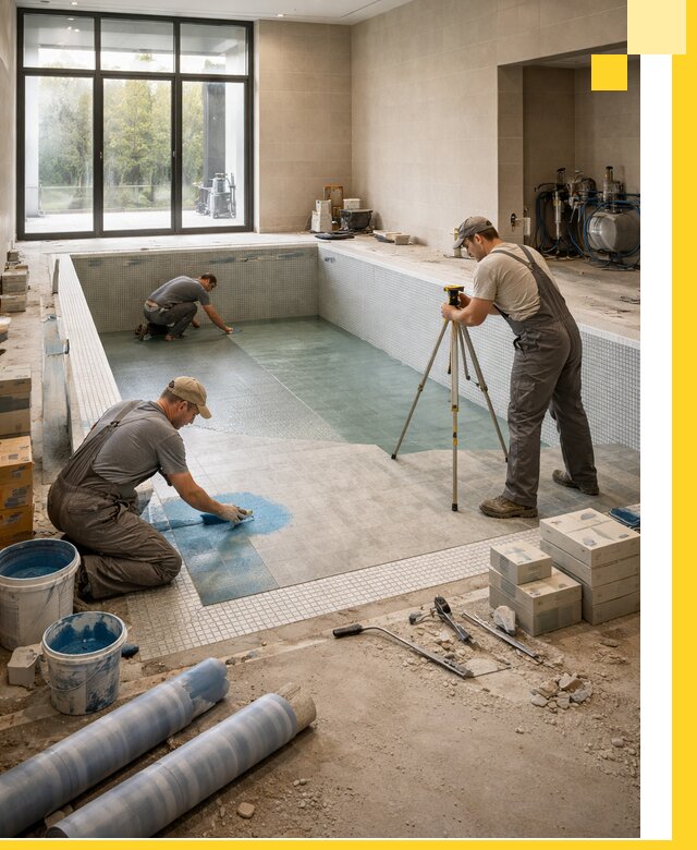 Проект и строительство закрытых бассейнов в Орле под ключ