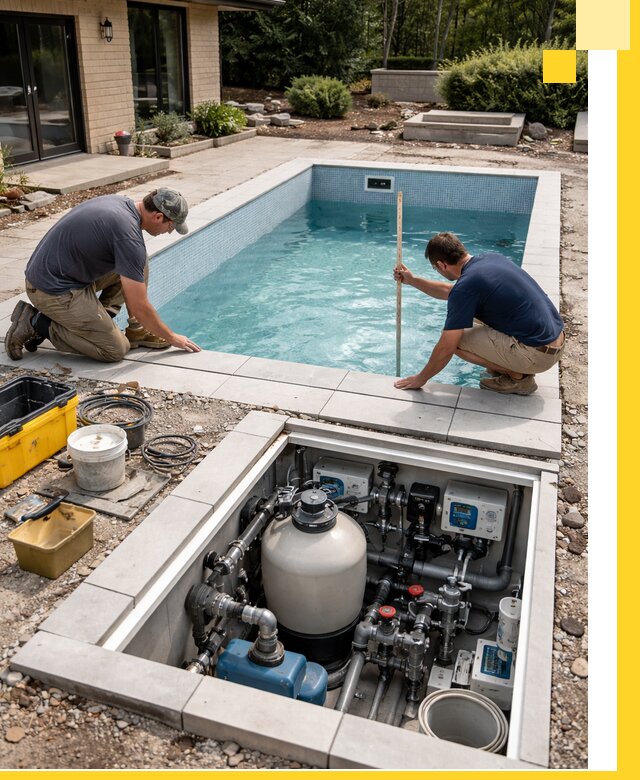 Строительство качественных домашних бассейнов под ключ в Орле