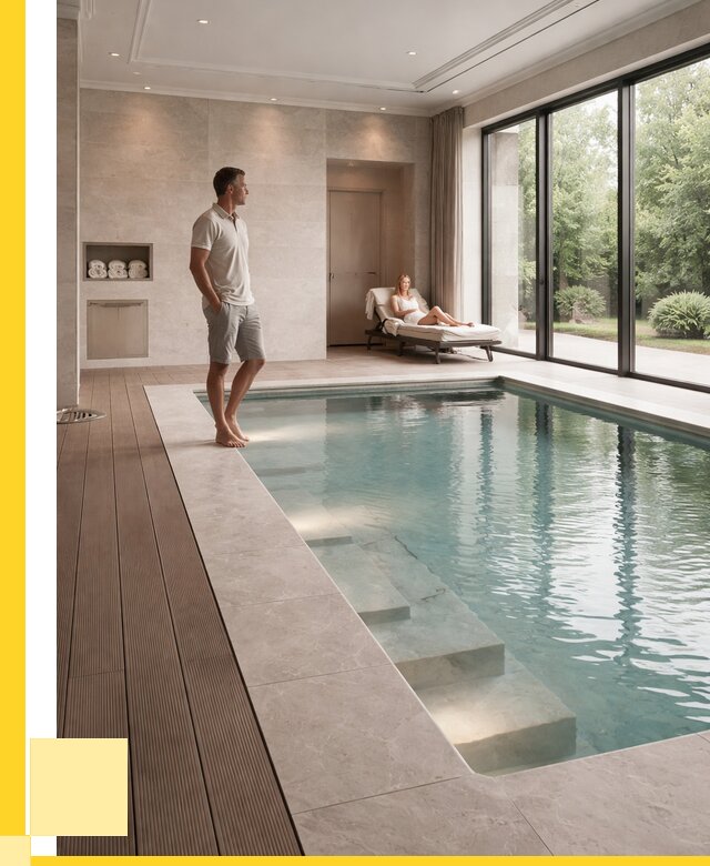 Бассейны в коттедже под ключ в Орле от 1214880 р. | ЭриданОрл