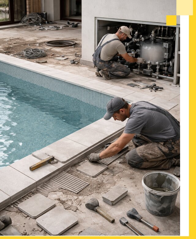 Строительство и монтаж бассейнов в коттедже в Орле