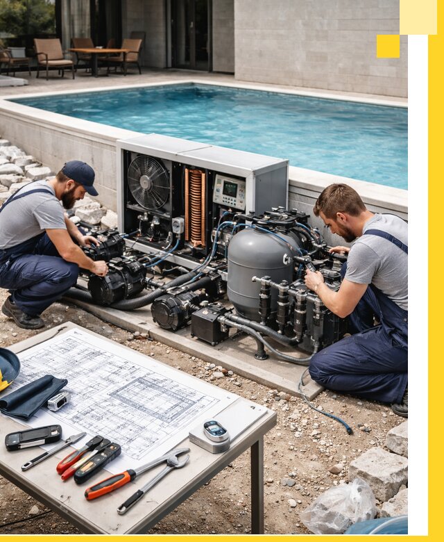 Проектирование и монтаж бассейнов с подогревом в Орле