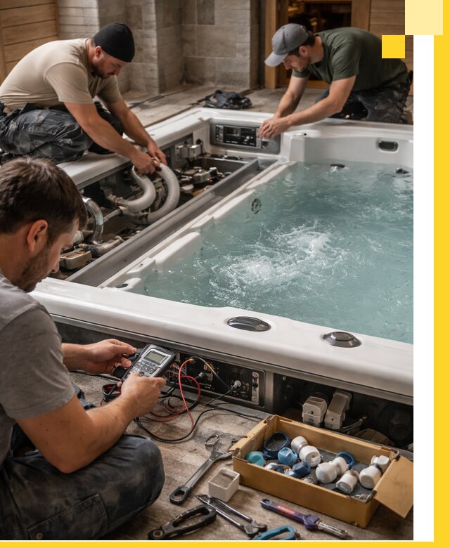 Гидромассажные бассейны под ключ в Орле, дизайн и монтаж