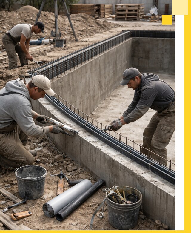 Качественный монтаж чаши бассейна в Орле под ключ с гарантией