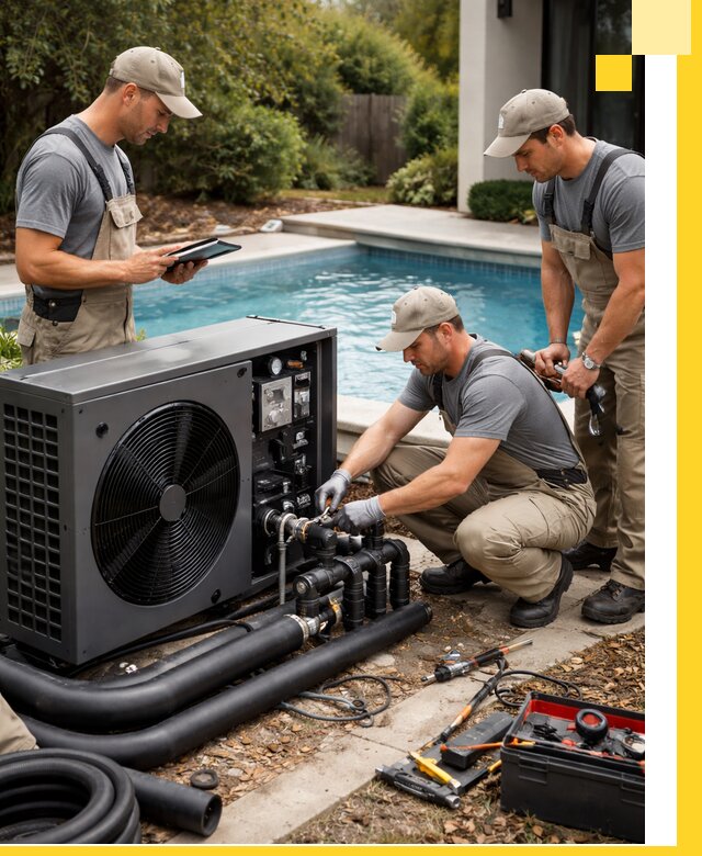 Проектирование и установка тепловых насосов для бассейнов в Орле