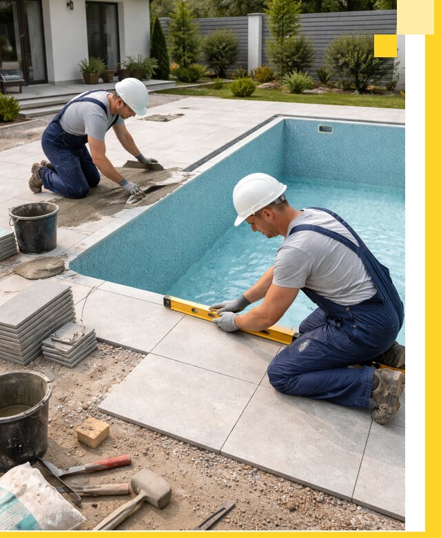 Строительство и монтаж плавательных бассейнов под ключ в Орле