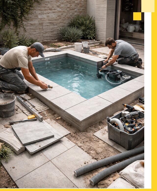 Мини бассейны под ключ в Орле, дизайн и установка