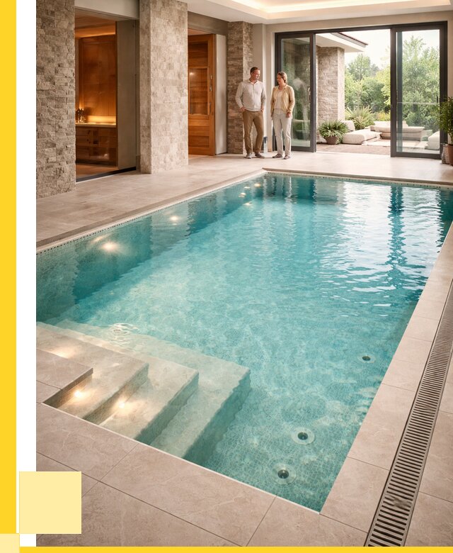 Бассейн во дворе в Орле: проект, отделка от 1214880 р. | ЭриданОрл