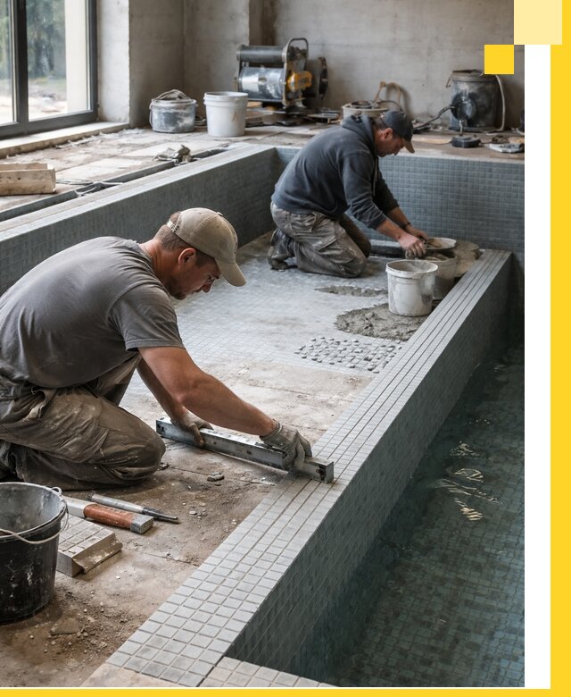 Строительство бассейна в частном доме в Орле под ключ