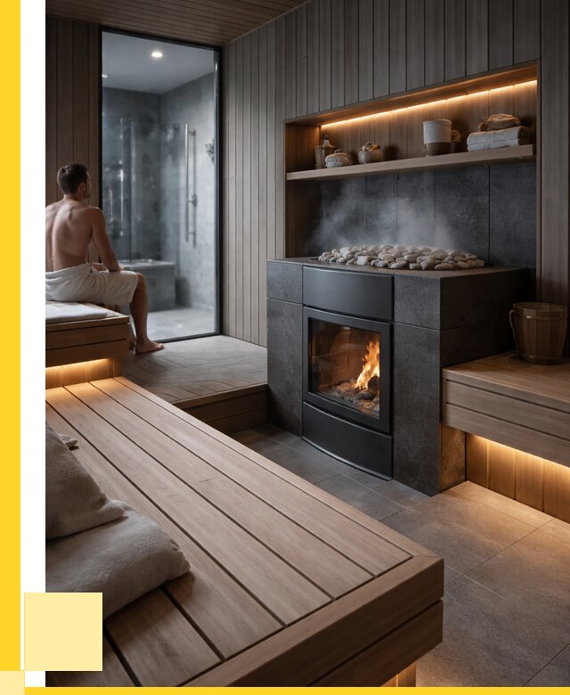 Проект сауны в частном доме в Орле от 35434 р. | ЭриданОрл
