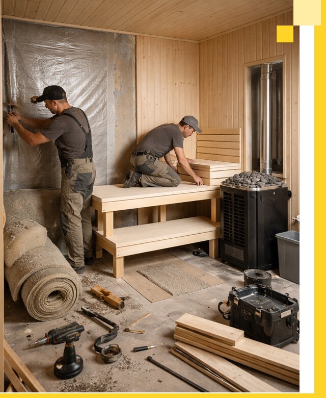 Проекты саун под ключ в Орле дизайн и строительство