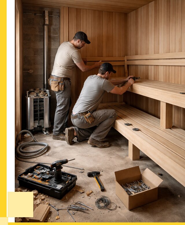 Монтаж саун под ключ в Орле от 121488 р. | ЭриданОрл