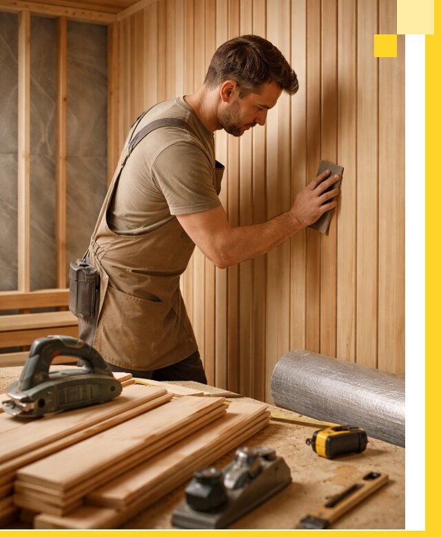 Профессиональная отделка саун и парных под ключ в Орле