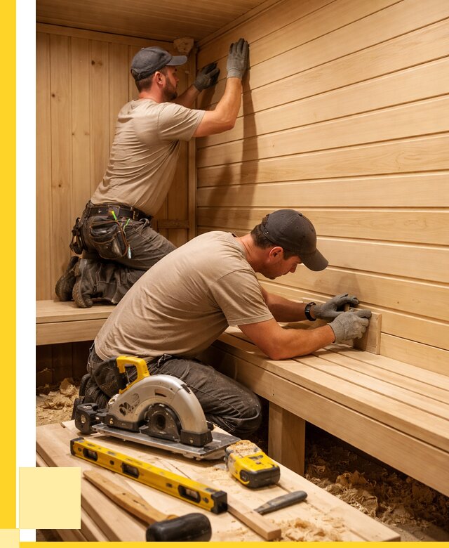 Обшивка саун вагонкой в Орле от 2531 р. | ЭриданОрл