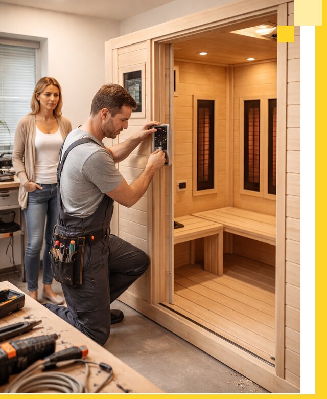 Инфракрасные сауны под ключ в Орле продажа и установка