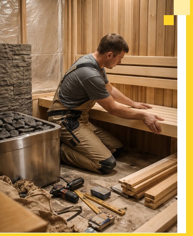 Сауны для дома под ключ с проектированием и монтажом в Орле