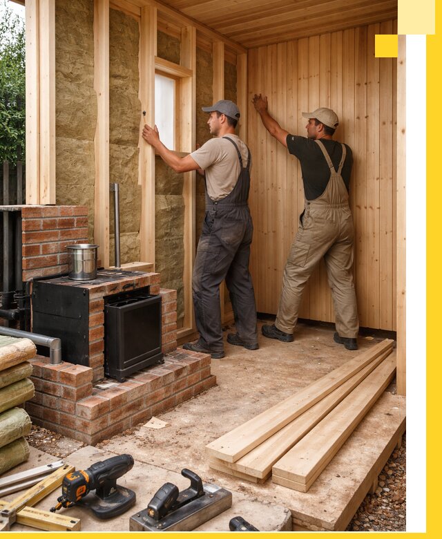 Строительство и установка дачных саун под ключ в Орле