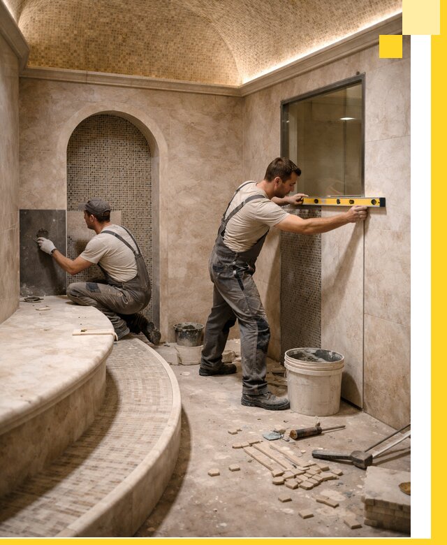 Проектирование и строительство саун с хамамом под ключ в Орле