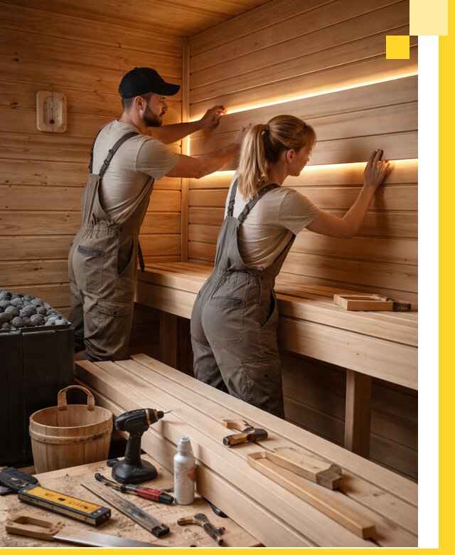 Дизайн саун и бань под ключ с индивидуальным проектом в Орле