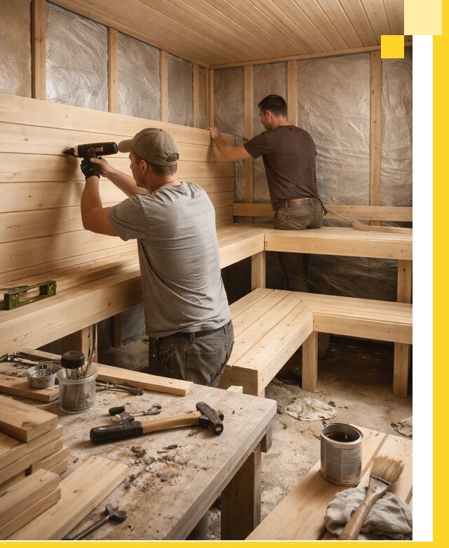 Профессиональная отделка бань и саун под ключ в Орле