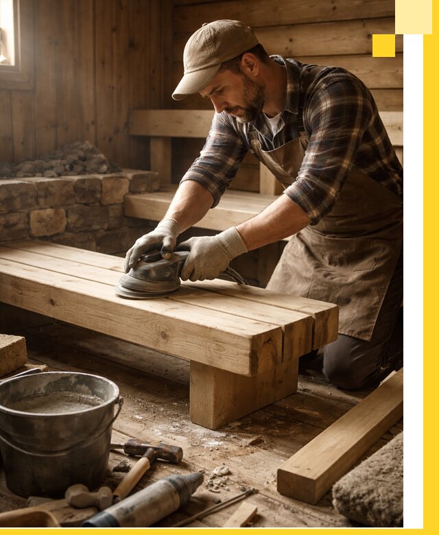 Ремонт бань под ключ в Орле с гарантией качества и сроков